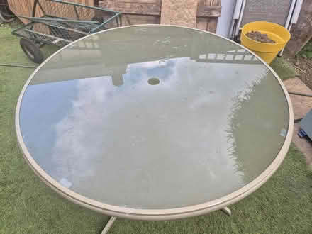 Photo of free Outside Glass Table (Holmer Green HP15) #2