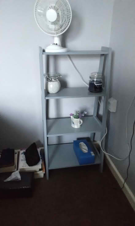 Photo of free Light blue set of shelves (Derby central) #2