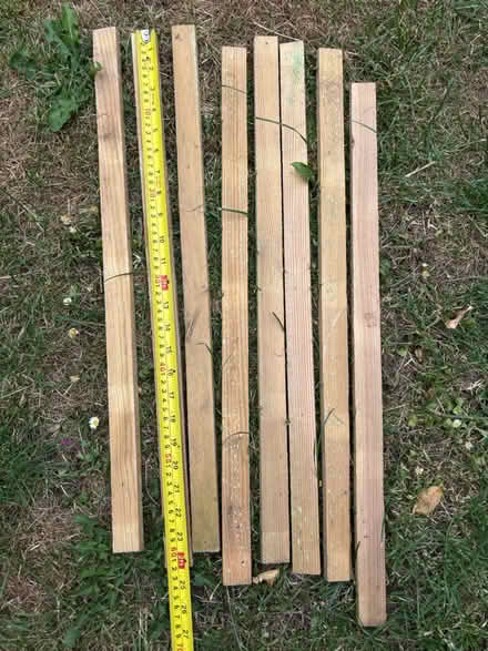 Photo of free 8 tanalised fencing pieces (CB4) #1