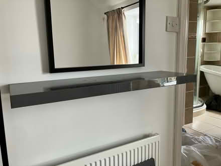Photo of free Grey floating shelf (TR9 6QL) #1