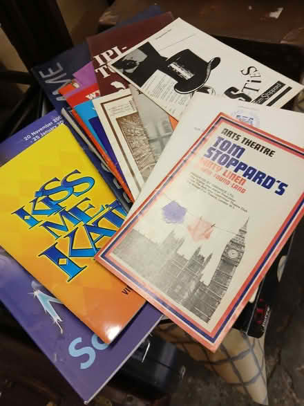 Photo of free OOld theatre programmes from 1980'ss. (Hertford SG13) #1