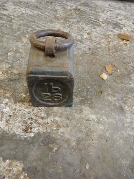 Photo of free Old fashioned farmers weight (28lbs) (Hertford SG13) #1