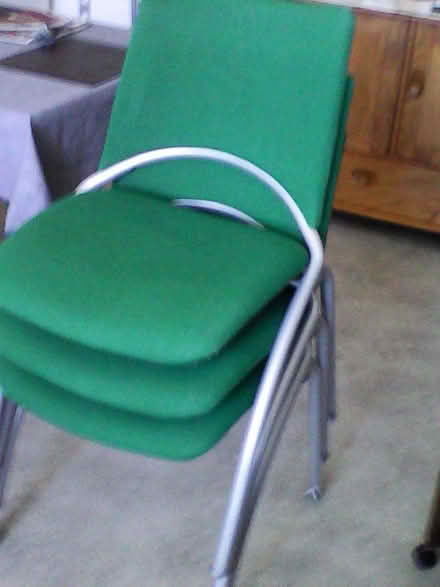 Photo of free Three green side-chairs (South Gloucestershire BS31) #2