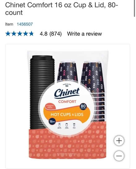 Photo of free Travel coffee cups with lids (Shoreline) #1