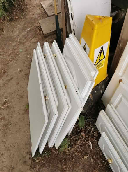 Photo of free Gloss white kitchen cupboard doors (Salhouse NR13) #3