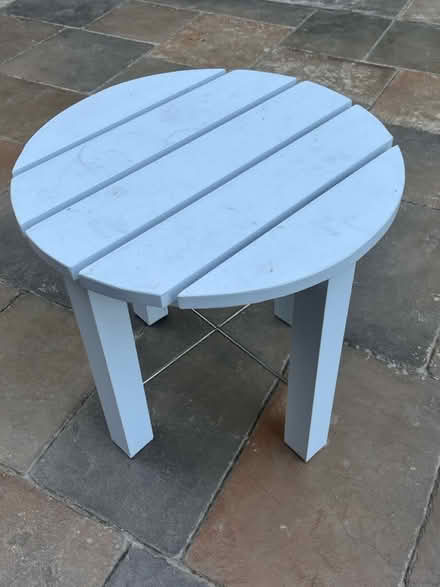 Photo of free Small metal outdoor table (South Walnut Creek) #1