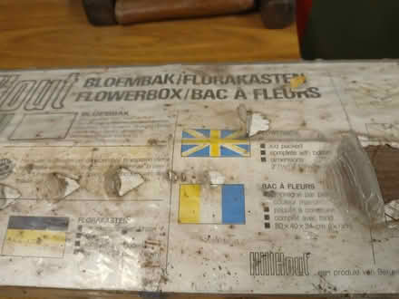 Photo of free Wooden garden container flatpack (Hertford SG13) #1