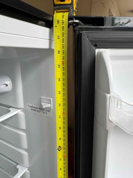Photo of free Tall Beko fridge freezer black (Laindon) #4