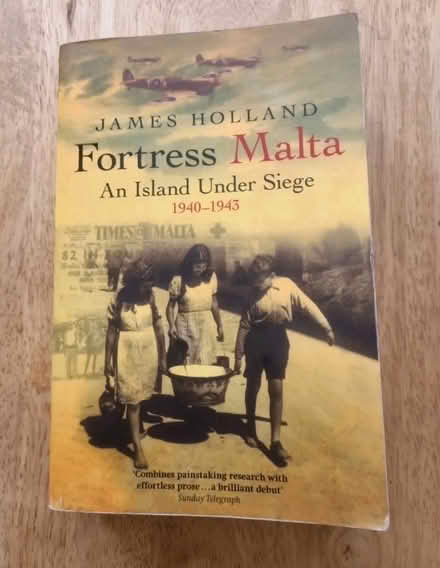 Photo of free Fortress Malta by James Holland (Enfield EN3) #1