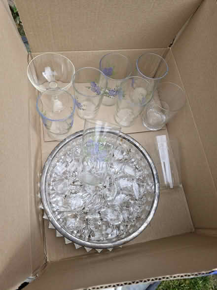 Photo of free Selection of glasses and glass bowl (BR1 bickley) #1