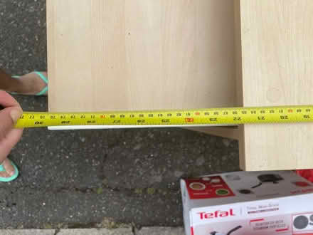 Photo of free Wooden desk with keyboard drawer (N20) #4