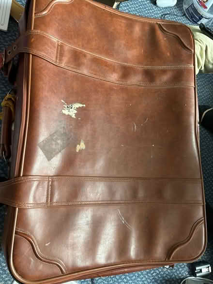 Photo of free Large brown suitcase (Ashford TW15) #1