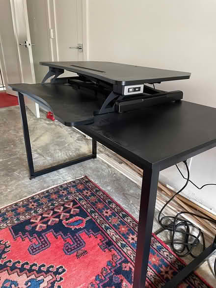 Photo of free Desk & powered standing desk (Near Foggy Bottom) #2