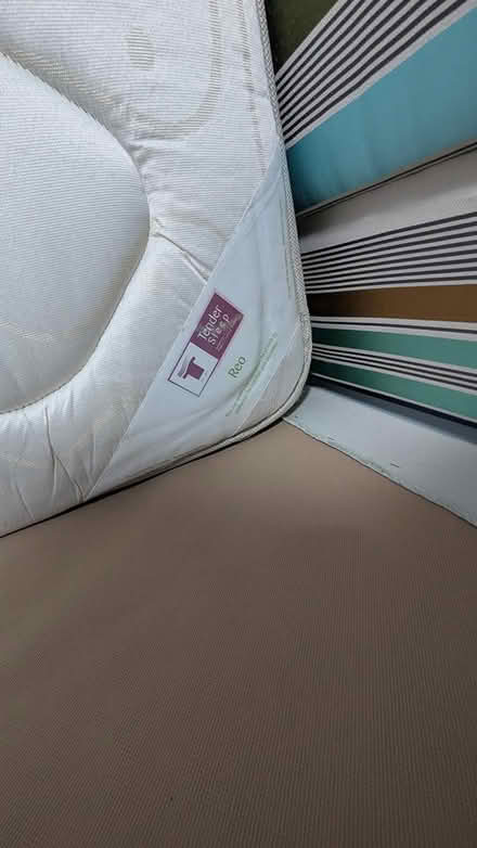 Photo of free Single bed base,mattress,headboard (Cheshunt EN8) #1