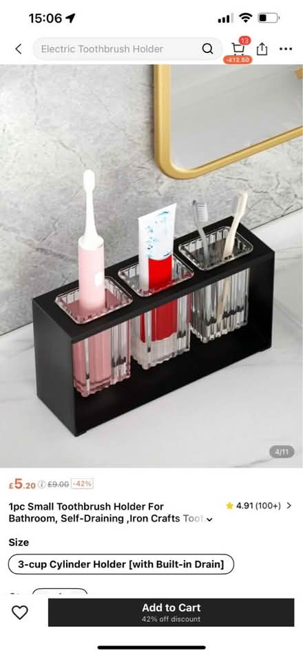 Photo of free Toothbrush holder (West bromwich) #3