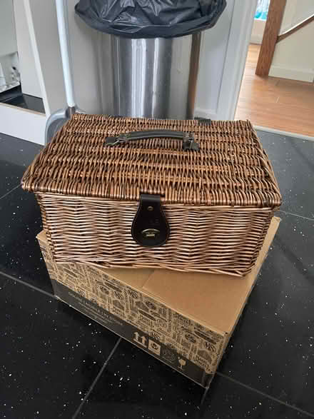Photo of free Wicker gift basket. (Bethnal Green E2) #1