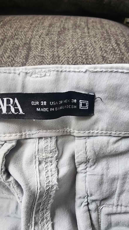 Photo of free Zara off white side pocket cargos (Ham TW10) #1