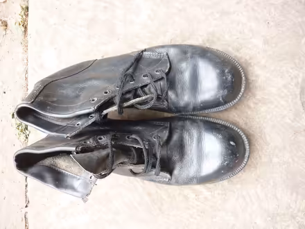 Photo of free size 12: boots, Cotton Trader suede slip-ons, Aldi crocs (Purley CR8) #1