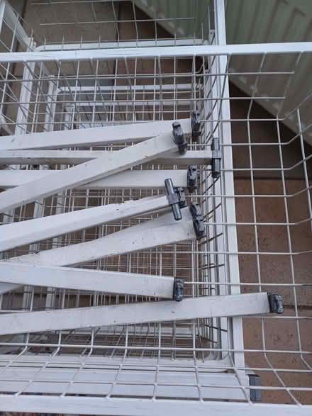 Photo of free White basket storage towers: 2 tall, 1 small (Hale Estate NW7) #2