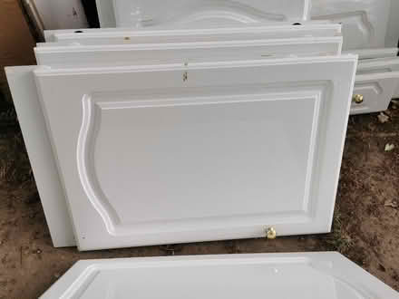 Photo of free Gloss white kitchen cupboard doors (Salhouse NR13) #1