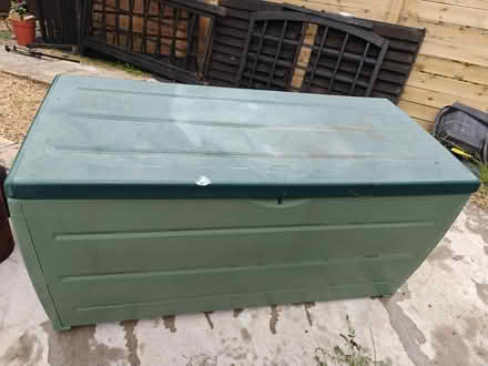 Photo of free Green plastic garden storage (SK7 Hazel Grove) #1