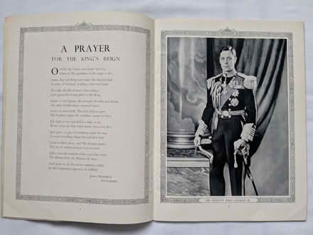 Photo of free Souvenir Coronation Programme George VI May 1937 (Southport PR9) #2