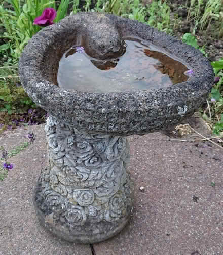 Photo of free Garden Ornament - bird water table (Heysham LA3) #1