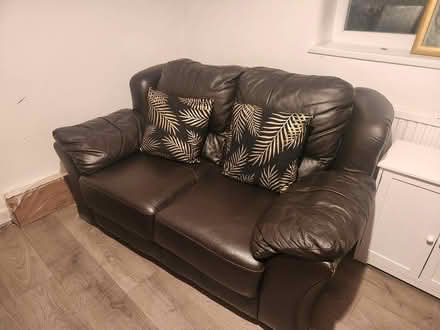 Photo of free 📦 FREE – Brown Leather Sofa Set (Longsight M13) #2