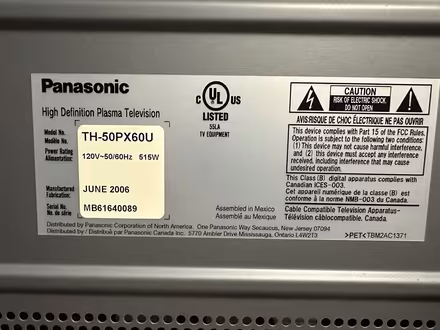 Photo of free 55” High Def Plasma TV (Azusa, CA) #4