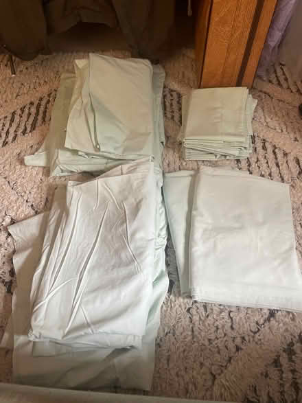 Photo of free Pale green single bedding sets (Acton W3) #1