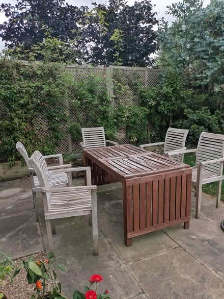 Photo of free Garden table and chairs (West Bridgford Nottingham NG2) #1