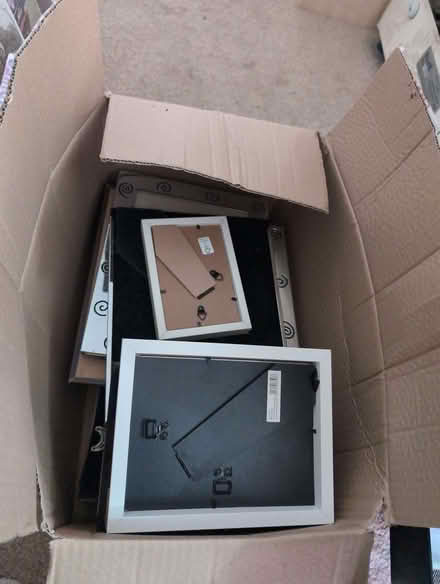 Photo of free Box of picture frames various sizes (Blackborough End PE32) #1