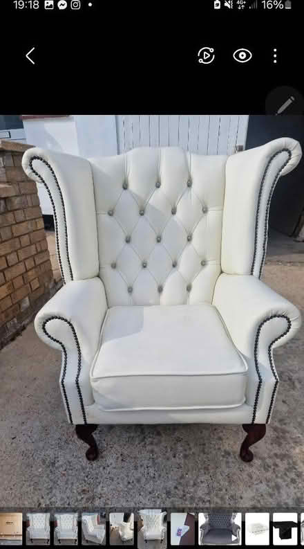 Photo of free Pair french armchairs & stool etc (NW2) #2