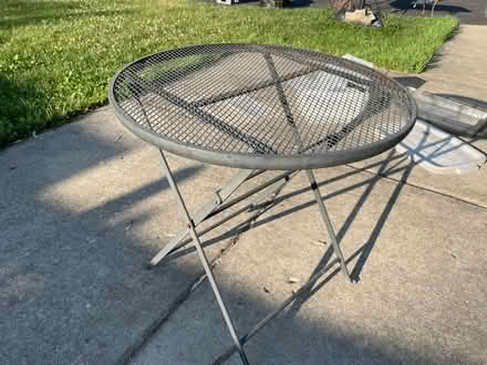 Photo of free Metal Table (Wilmette - Lake & Illinois) #1