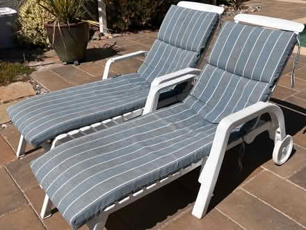 Photo of free 2 lounge chair cushions (South Walnut Creek) #1