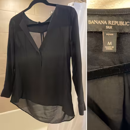 Photo of free Banana republic 100% silk blouse (Kirkland) #1
