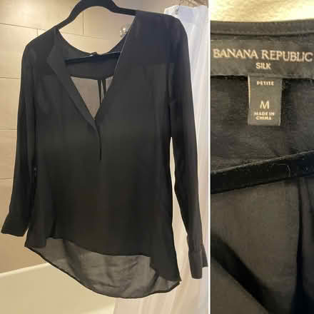 Photo of free Banana republic 100% silk blouse (Kirkland) #1