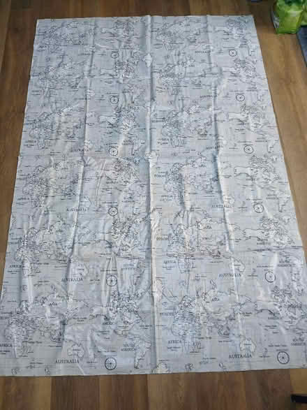 Photo of free World map oil cloth (Odd Down) #1