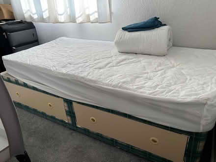 Photo of free Single Bed, Mattress and Duvet (Brockworth GL3, Gloucester) #3