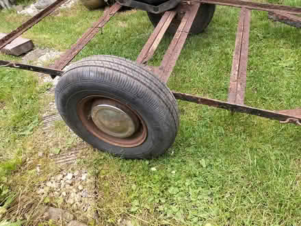 Photo of free Metal trailer frame & lights (Lathom L40) #3