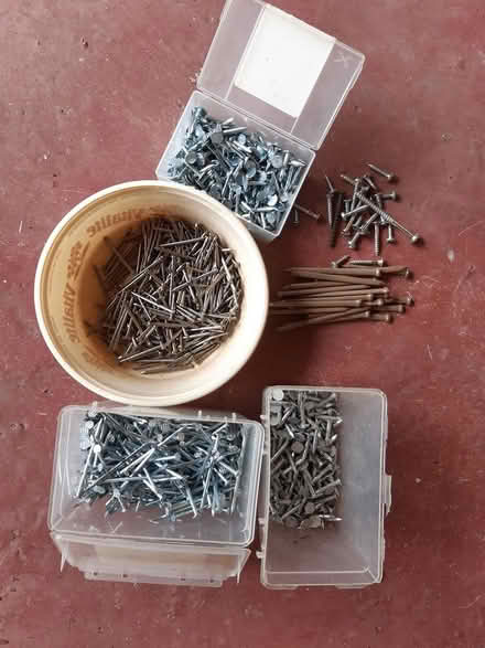 Photo of free Many screws, tacks and nails (Maidenhead SL6) #1