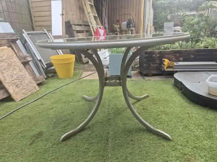 Photo of free Outside Glass Table (Holmer Green HP15) #1