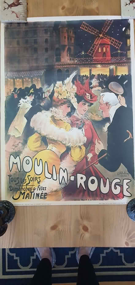Photo of free Moulin Rouge Poster - Puchased in Pari (Worlds End SW10) #1