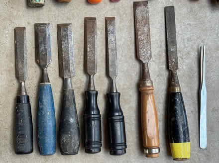 Photo of free Various old chisels, scrapers etc (East Marden) #2