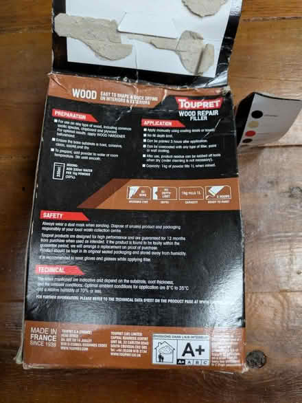 Photo of free Toupret wood filler (Crookes S10) #2