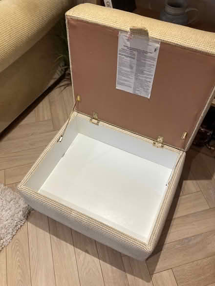 Photo of free Sofa pouffe storage unit (West Ealing) #3