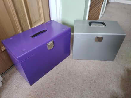 Photo of free Metal (filing) boxes, NOT lockable (Eaton NR4) #1