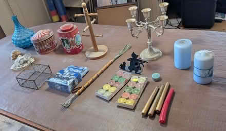 Photo of free Vase, sewing tin, mug tree, candles and holders (Yeading UB4) #1