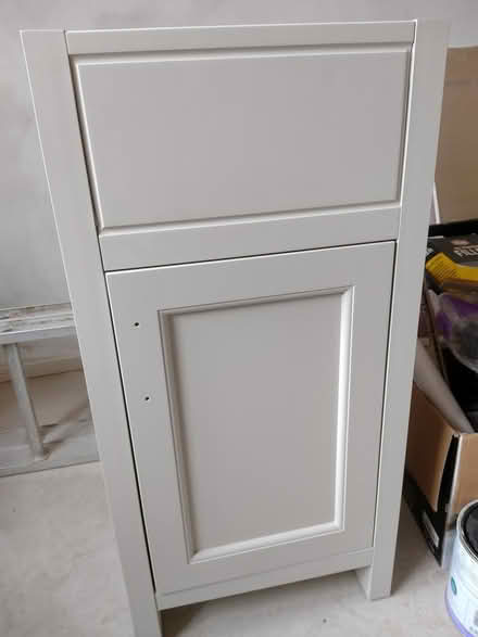 Photo of free Light grey vanity unit (Lordswood Chatham) #1