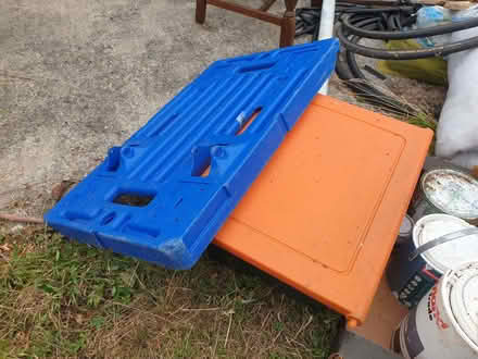 Photo of free Plastic things blue and orange (Kenn Road BS21) #1
